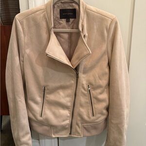 Banana Republic Beige Women's Bomber Jacket